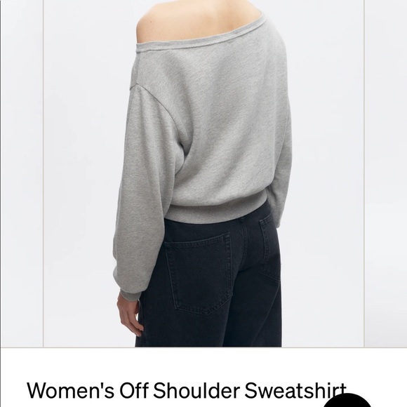 Kotn Off Shoulder Sweatshirt - Picture 3 of 4